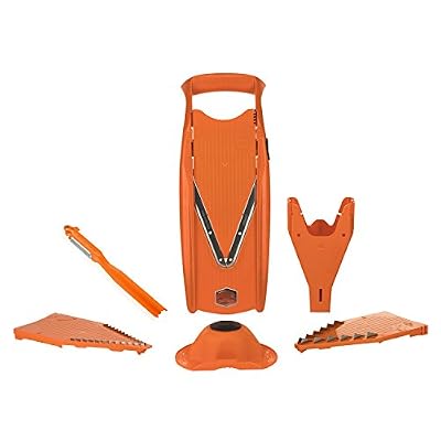 Börner Borner Râpe pour fruits et legumes V5 PowerLine Plus Set - Sans BPA (orange)