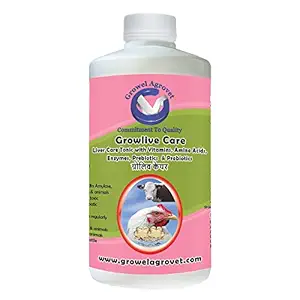 Growel Growlive Care - Liver & Digestive Tonic with Probiotics & Prebiotics for Poultry,Birds, Cow, Buffalo,Horse & All Farm Animals - 1000 ml.