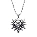 Produktbild Männer Hip Hop Vintage The Witcher Wolf Kopf Halskette Jagd Abbildung Spiel Assistent Edelstahl Männlichen Schmuck Geschenk