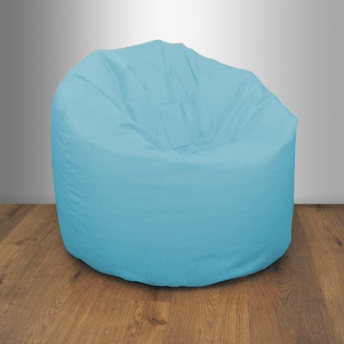 Shopisfy Large Children's & Teen's Water Resistant Fabric Bean Bag, Turquoise