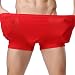 Produktbild Swallowuk Herren Unterwäsche Übergröße Slips Shorts Beutel Modal Unterhose Boxershorts,6XL,3PCS (Rot)