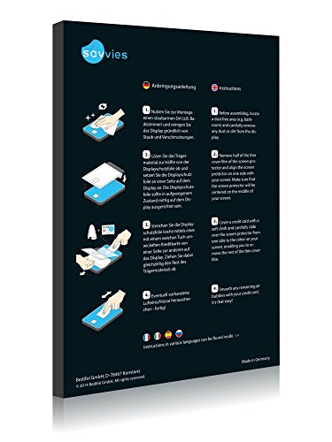 6x Savvies Ultra-Clear Schutzfolie passgenau für Lenovo Tab3 7 Essential, absolut klar – einfache Montage – passgenau – rückstandsfrei entfernbar - 3