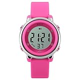 West Watch - Original - Digital Kinder Armbanduhr – Mädchen - LED - modell Star – Pink/Rosa - Alarmfunktion - Stoppuhr-Funktion