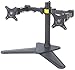 Produktbild Manhattan Standfuß mit Monitorarm für zwei Monitore ( 13 bis 30 Zoll ) zweifach schwenkbar 461108 schwarz