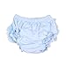 La Vogue Baby Girls Boys Ruffle Pants Knickers Bloomers Nappy Cover (L, Light Blue)