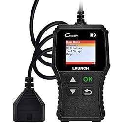 LAUNCH CR319 Code Reader OBD2 para Diagnosis Vehículos Motor Gasolina con Puerto OBD de 16 Pines y Test de Emisiones ITV (Versión Superior a CR3001)