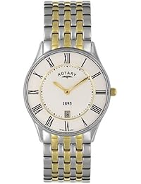 Rotary GB08201/01 - Reloj de pulsera hombre, color plateado
