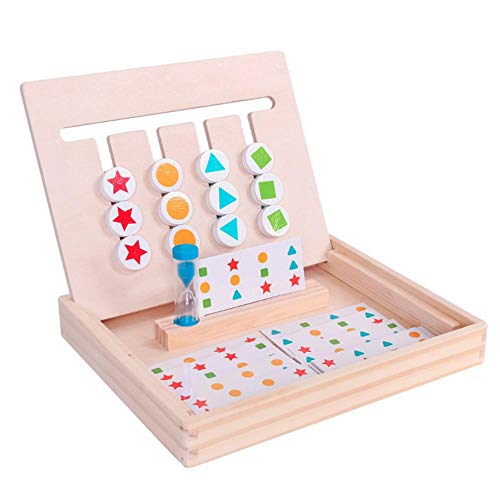 YHe Kids Montessori - Puzzle de Madera para enseñar a los niños