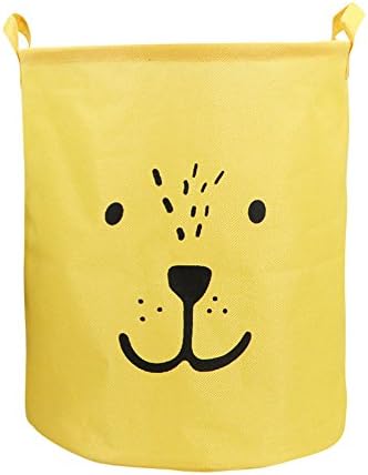 Judesuper Clothes Basket, Folding Storage Box 35*40Cm,Colorful Cartoon Pattern Waterproof Cartoon Print Sturdy And Durable Laundry Clothes Basket Storage Basket ,Dirty Clothes Storage Basket Storage Bucket-Great For Home &amp; Travelling (G)