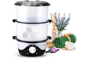 Scaldasalviette, Couleeur Riscaldamento Rapido a 202 ℉ e Scaldasalviette Caldo da 6 Litri di Grande Capacità, Scaldasalviette Riscaldamento Rapido in 10 Minuti per Rasatura, Barbiere, SPA