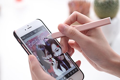Adonit Snap Stylus mit feiner Spitze und eingebautem Foto-Auslöser – rose gold [iOS & Android | 1.9mm dünne Spitze Integrierter Akku] – ADSPRG - 5