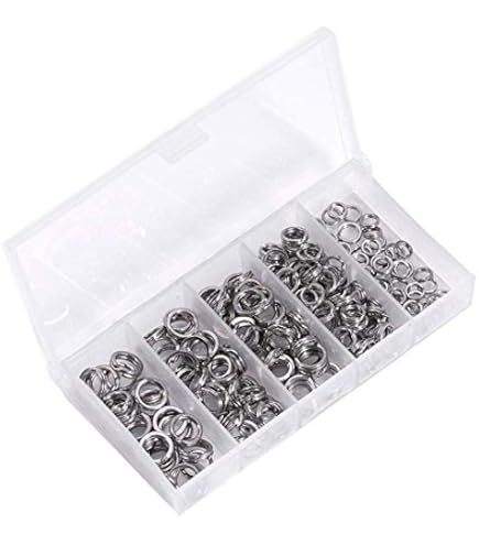 100/200 Pezzi Anello Diviso In Acciaio Inossidabile, Connettore - Foto 8