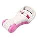 Women Cosmetic Tool Foldable White Pink Plastic Eyelash Curler