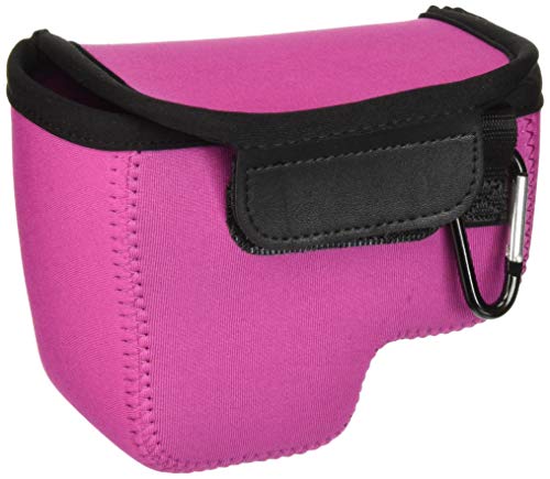 MegaGear MG812   tui avec Mousqueton en N  opr  ne pour Appareil photo Nikon Coolpix L840 Rose