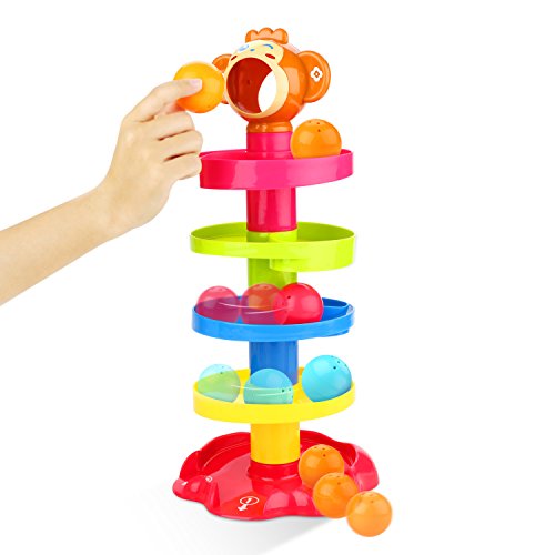 Buy Peradix Swirl Ball Ramp Ball Drop Toy Toddlers Educational Puzzle