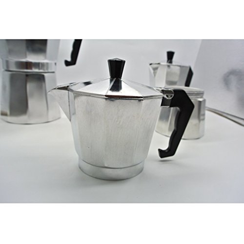Gazechimp Metall Espressokocher | Mokkakanne | Mocca-Kocher | Kaffeekocher Set/2pcs - 4