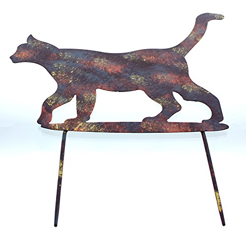 Gartensticker "Schimmer Katze"