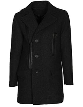 TIGER OF SWEDEN Herren Wollmantel Docklands grau