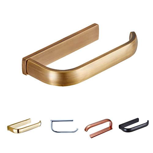MagiDeal Toilettenpapierrollenhalter – Wandmontage, Messing, 195 x 88 x 28 mm – Bronze - 9