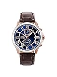 Cerruti 1881 Herren Datum klassisch Quarz Uhr mit Leder Armband CRA152SRS03DB
