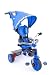 Produktbild United Kids 13015-09 - Dreirad 3 in 1 mit Teleskoplenkstange, blau