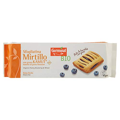 Germinal Bio Sfogliatina Mirtillo Kamut - 3 pezzi da 200 g [600 g]
