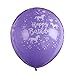 Produktbild tirdds gelobtes Paket Pink Purple Horse Latex Ballons Happy Birthday Party Dekoration Kinder für Party Supplies(None Purple)