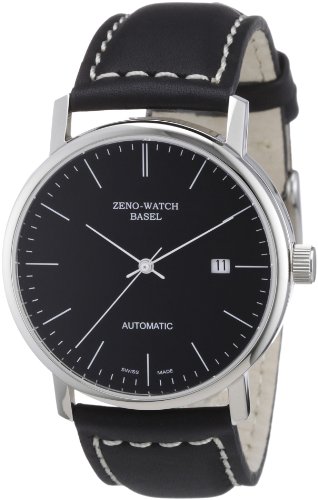 Zeno Watch Basel Herren-Armbanduhr XL Bauhaus Analog Automatik Leder 3644-i1 Zeno Watch Basel Herren-Armbanduhr XL Bauhaus Analog Automatik Leder 3644-i1