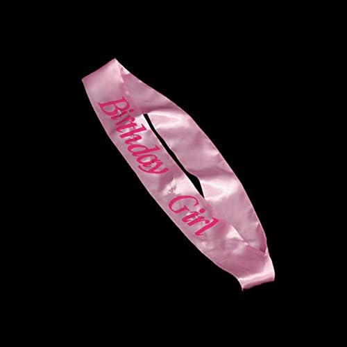 Alandra Birthday Girl Flashing Sash Party Celebration Accessory Pink