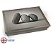 Produktbild Pebble Wall Stone Zen Cushion Lap Tray Kissen Tablett Knietablett Kissentablett - Chrome Effekt Rahmen