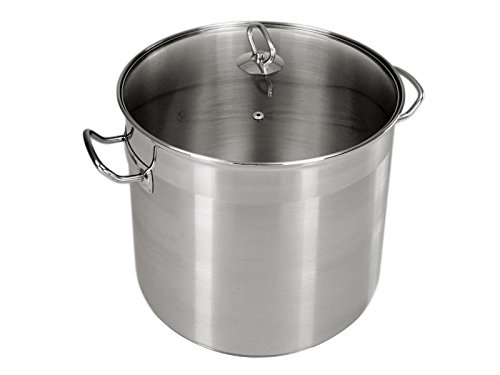 Bluespoon XL Universal Topf aus Edelstahl mit Deckel Ø 28 cm 15 L Induktions- Suppen- topf - 3