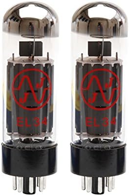 Matched Pair EL34 Valves New, Tested Boxed