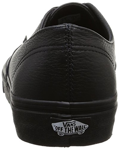 Vans U Authentic Decon Leather - Zapatillas bajas, unisex, color negro (black/black), talla 43