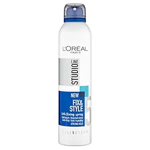 LOreal Paris Studio Line 5 Fix and Style 24H Anti Frizz Fixing Spray (250 ml)