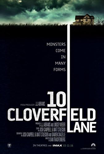 11X8 INCHES 10 cloverfield lane Movie Poster approx size