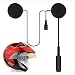 Produktbild Motorrad Helm Bluetooth Kopfhörer Intercom Wireless Headset Motorcycle Sturzhelm Kabellos Headphone mit Mikrofon (Freisprecheinrichtung Anruf, GPS, Stereo-Musik, Bluetooth 4.0, Super Lange Standby)