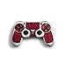 Produktbild atFoliX Sony Playstation 4 Controller (PS4) Skin "FX-Glitter-Ruby-Red" Designfolie Sticker - Reflektierende Glitzerfolie