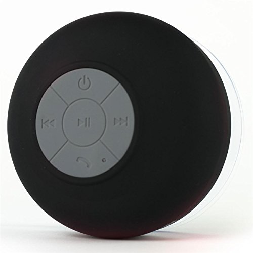 Splash Tunes Shower Speaker - Waterproof Bluetooth Shower Speaker  Portable  HandsFree  Wireless  Water Resistant  Shower Speaker with Built-in Mic an