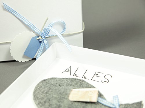 Geldgeschenk Verpackung, Geschenk zur Taufe Konfirmation Kommunion: blau Junge, Geld schenken - 3