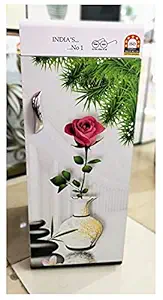 Shree Natraj Industries Flourmek Aata Chakki Automatic Domestic Flour Mill Machine, Atta Chakki, Aata Maker, Ghar Ghanti, Flour Mill for Home Red Rose Design (5kg)