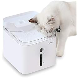NPET Fontaine à Eau pour Chat Chien, Distributeur Eau Automatique pour Animal Domestique, Filtre Remplaçable, 2,5L Électrique et Ultra Silencieuse WF020