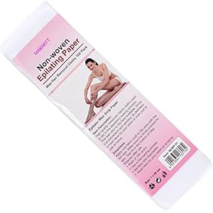 MAKARTT Wax Strip Non Woven Hair Removal Epilating Cloths for Facial Body 100 Counts - Image 5