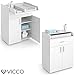 Produktbild VICCO Wickeltisch LENA Wickelkommode Baby Kids Wickelregal Babymöbel Kommode Wickelauflage mit Klappfunktion - für ausreichend Platz