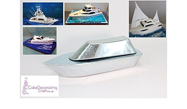 3d Gateaux Anti Adhesifs Fantaisie Et Poeles Yacht Bateau En Forme De Gateau Amazon Fr Cuisine Et Maison