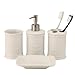 Produktbild Clayre & Eef 60123 Badezimmerset Porzellan Bath Landhaus 4 tlg.