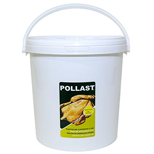 Pollast Tradicional, especias para pollo asado - Cubo de 10 Kg.