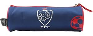 Trousse Scolaire Officielle Equipe De France De Football FFF - Double Compartiment - 7x21x5 Cm - Avec 2 Étoiles De Champion Du Monde