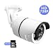 Produktbild SDETER IP überwachungskamera - IP Kamera 720P HD Wasserdicht Wlan Sicherheitskamera für Außen, Kamera mit WiFi, WLAN Kamera, IP cam mit LAN & Wlan, Nachtsicht, Unterstützung 128GB SD Karte