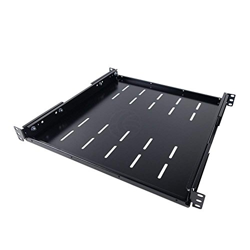 Server-Rack-Fach Regal 450 mm 1U verstellbare 390-510 mm - 3