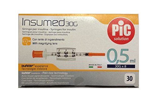 Insulin Syringes 0,5 Ml Insumed For Insulin Syringe Gr 30 0,5 Ml 30 Pieces